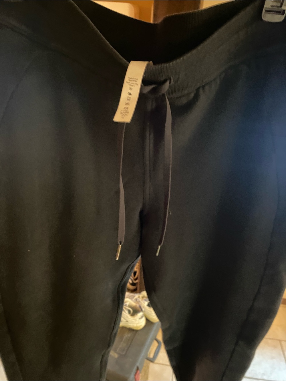 Men's Black Drawstring Sweatpants